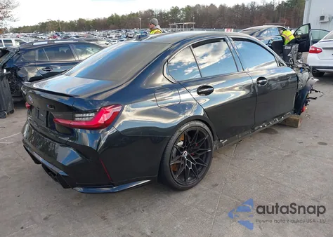 2023 BMW M3 Competition xDrive z USA, uszkodzony, nr VIN WBS43AY0XPFP01776